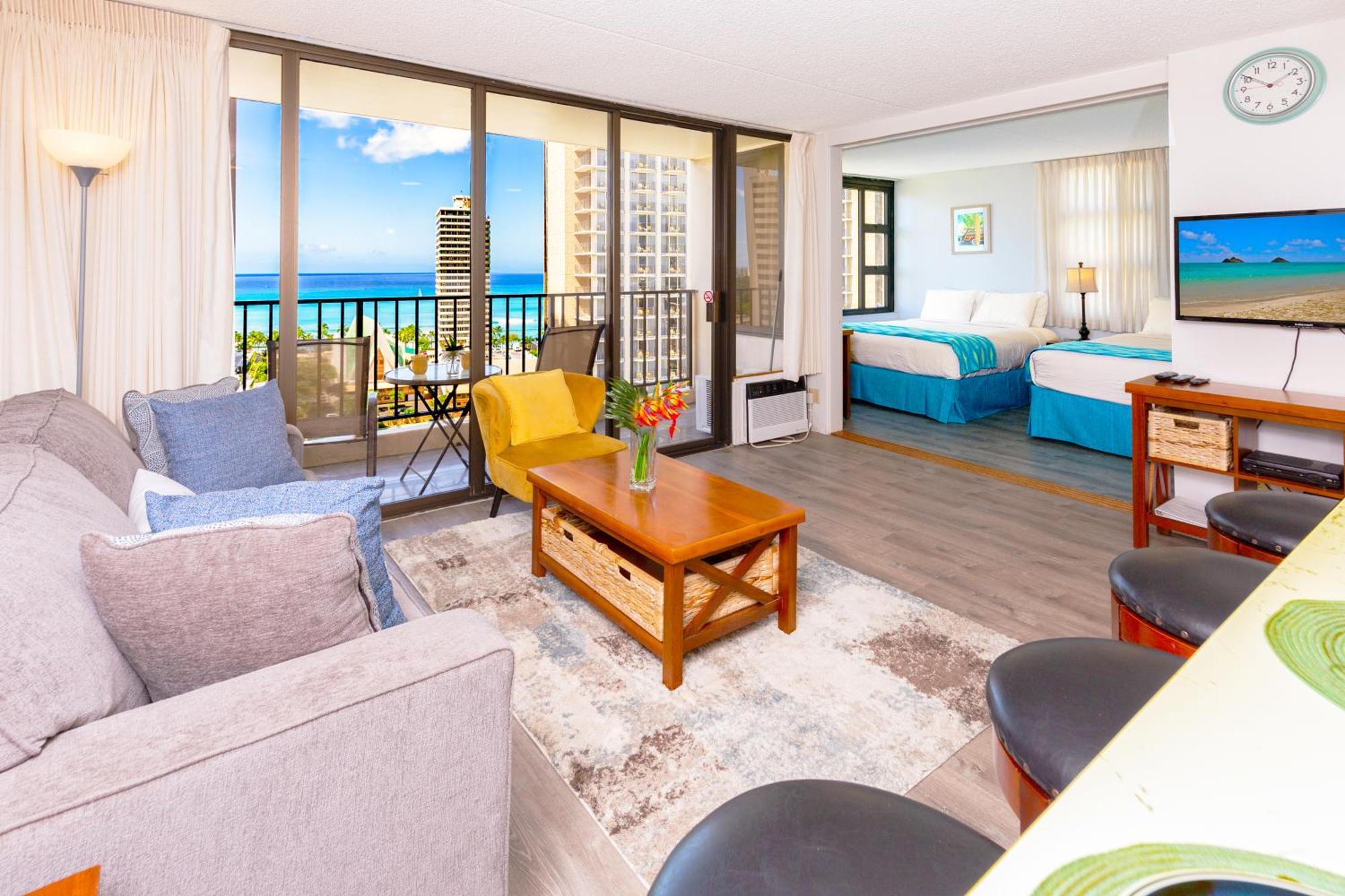 Renovated Ocean View Suite, Near Beach, Free Parking هونولولو المظهر الخارجي الصورة